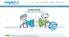 Desktop Screenshot of confartliguria.it